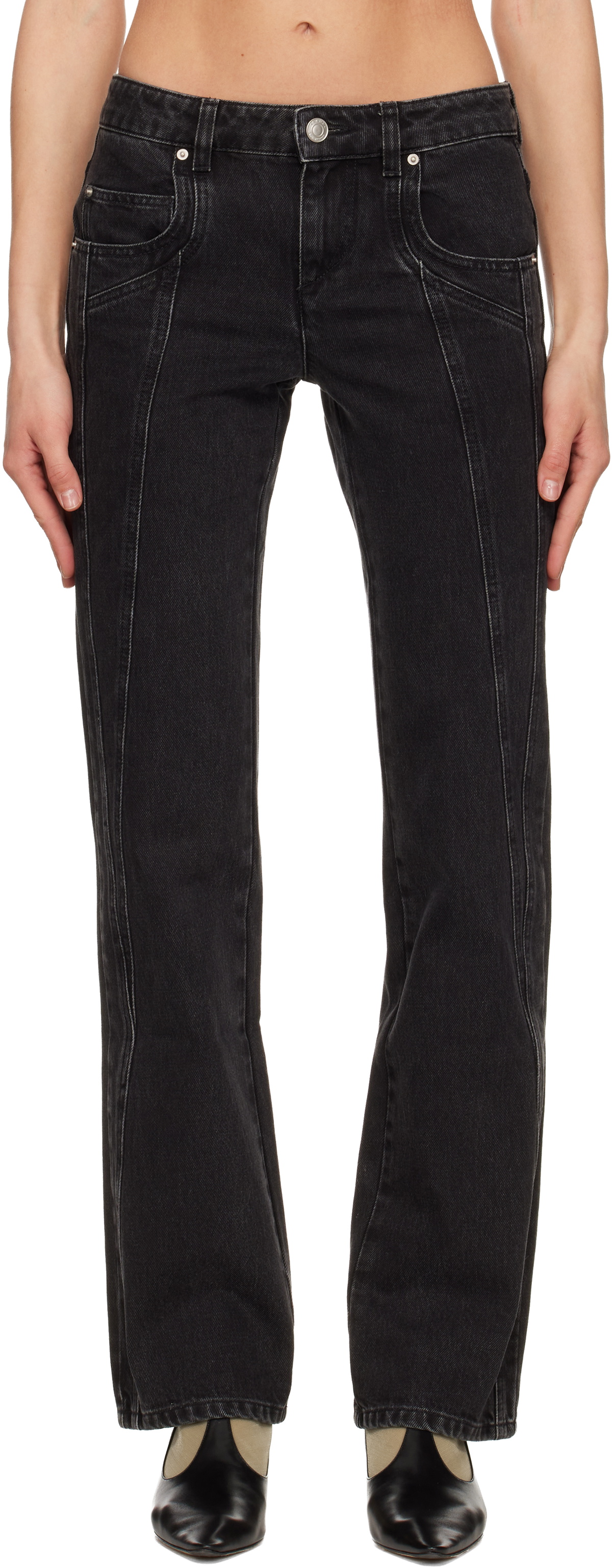 Isabel Marant Etoile Black Jaylis Jeans