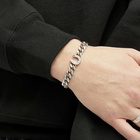 TwoJeys Men's Horseshoe Bracelet in Silver