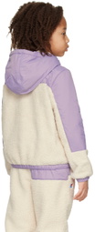 K-Way Kids Purple & Off-White 3.0 Neige Orsetto Jacket