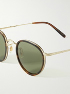 Oliver Peoples - MP-2 Round-Frame Tortoiseshell Acetate and Gold-Tone Sunglasses