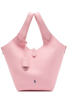 Polo Ralph Lauren Player Medium Grained Leather Tote bag - Light Pink - One Size