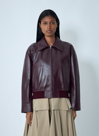 Bottega Veneta Leather Blouson Jacket