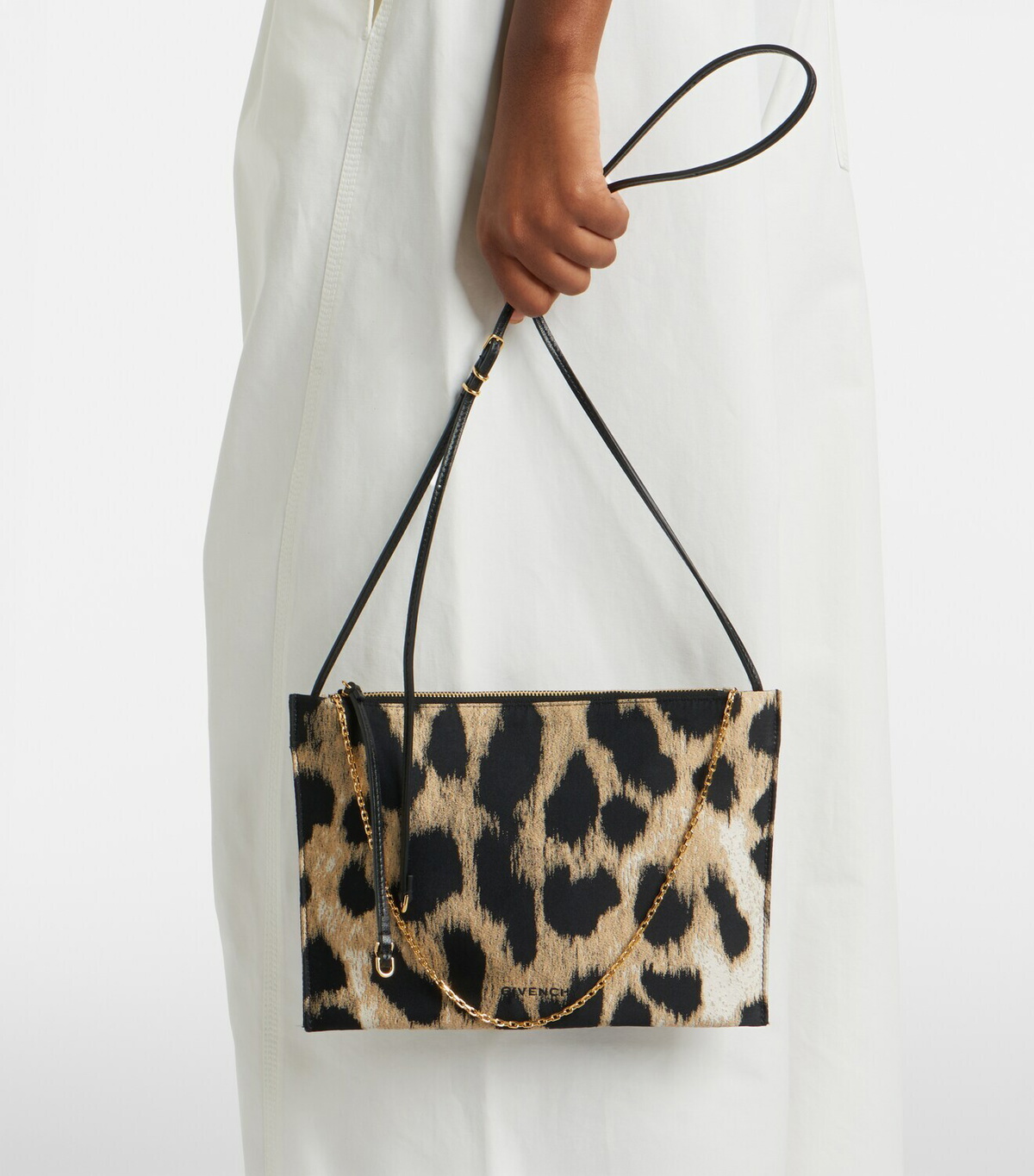 Givenchy Voyou leopard-print canvas pouch