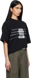 Alexander Wang Black Oversized Graphic T-shirt