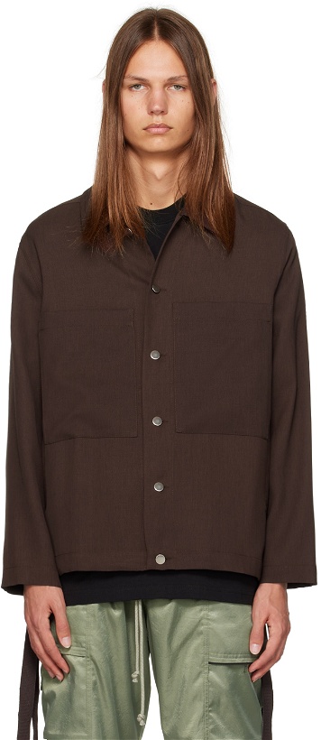 Photo: Song for the Mute Brown Patch Pocket Jacket