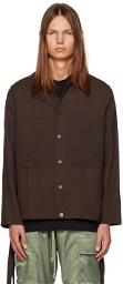 Song for the Mute Brown Patch Pocket Jacket