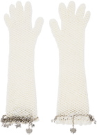 Chopova Lowena SSENSE Exclusive Off-White Gloves