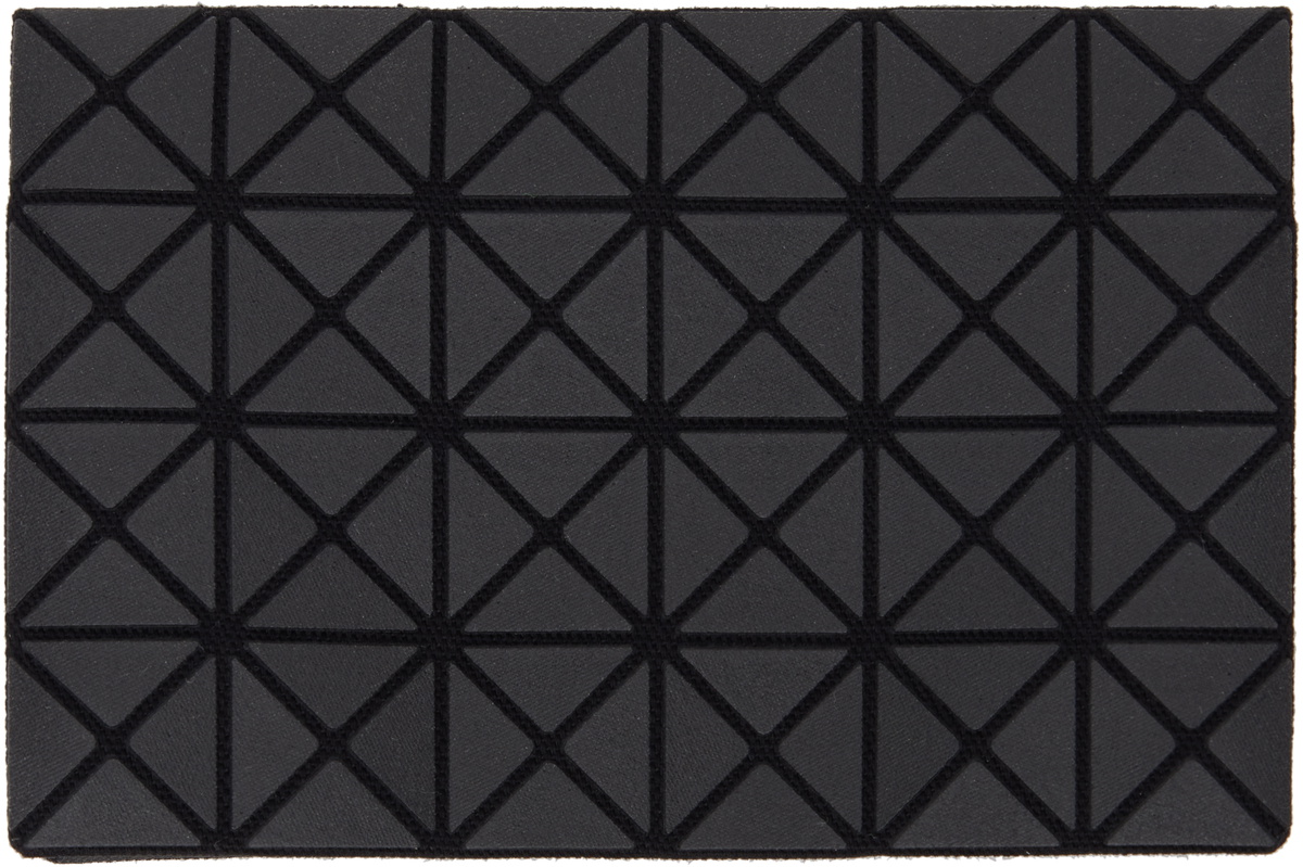 BAO BAO ISSEY MIYAKE Black Oyster Card Holder