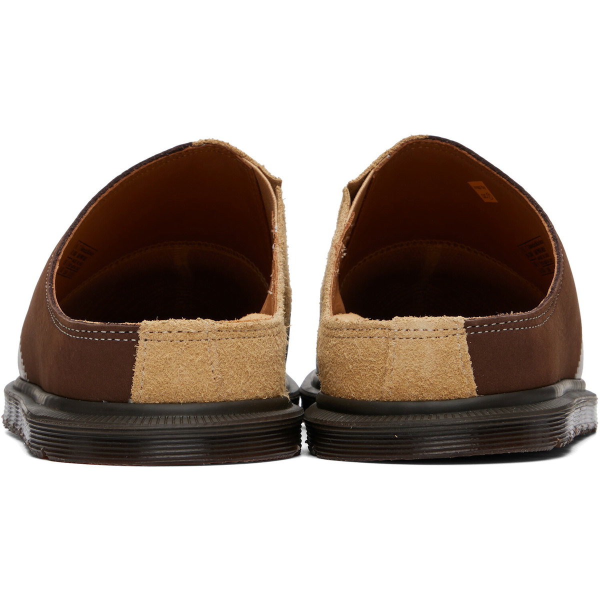 Dr. Martens Brown & Black San Patchwork Loafers
