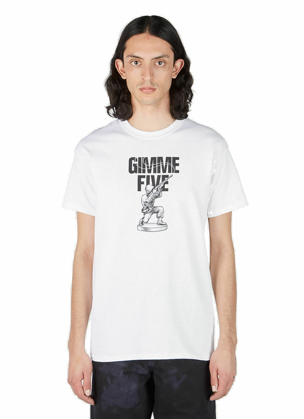 Photo: Gimme 5  - Soldier T-Shirt in White