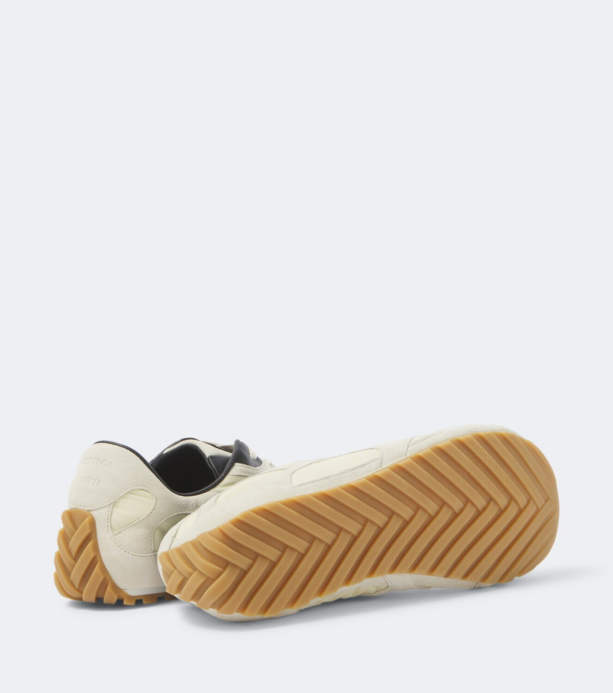 Bottega Veneta Orbit Flash suede-trimmed sneakers