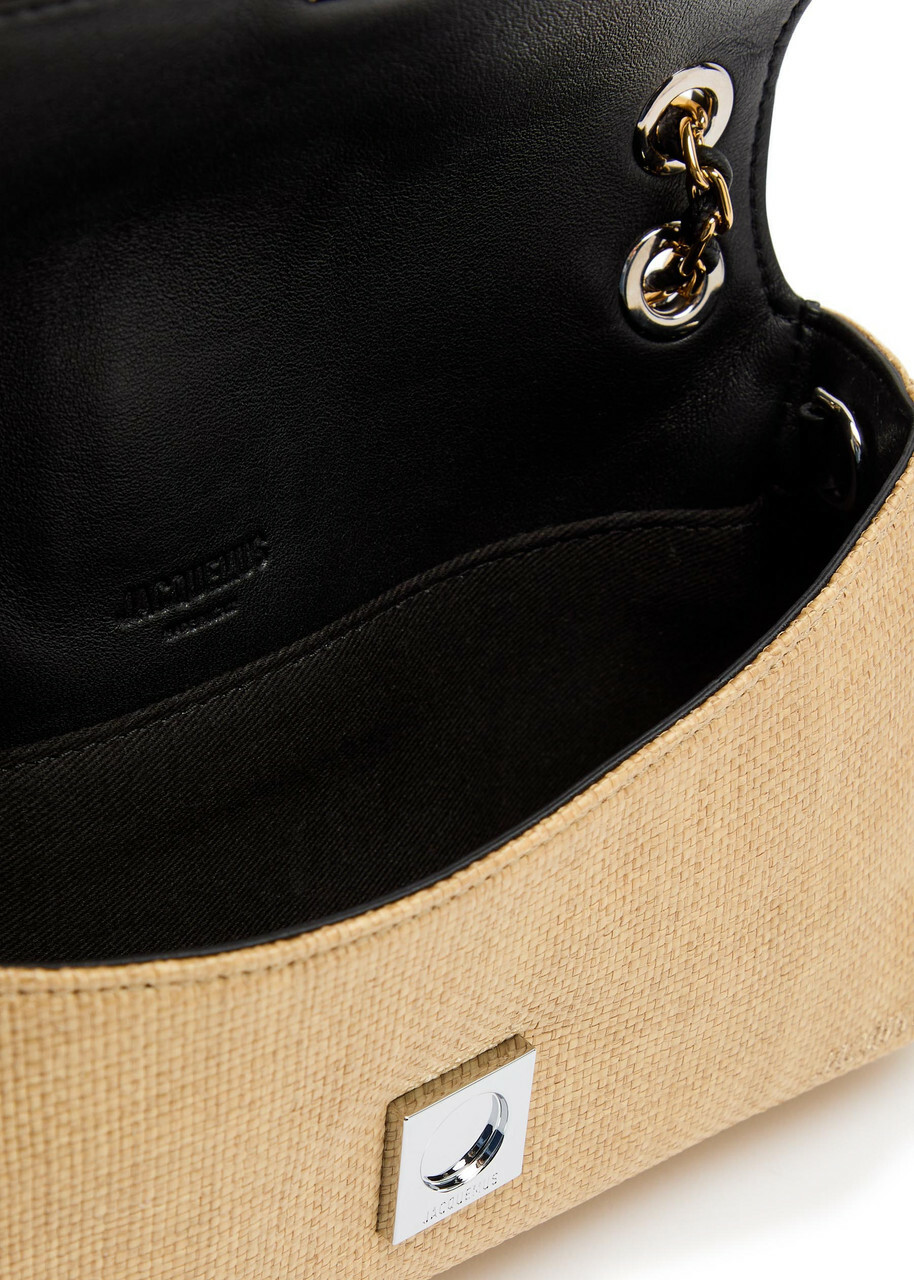 Jacquemus Le Bambino Chaîne Raffia Shoulder bag - Natural - One Size