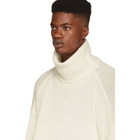 R13 White Cashmere Turtleneck