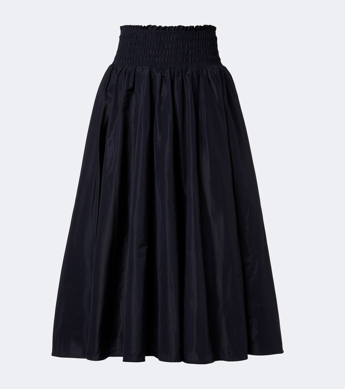 Patou Shirred midi skirt
