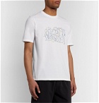 Folk - Embroidered Printed Cotton-Jersey T-Shirt - White