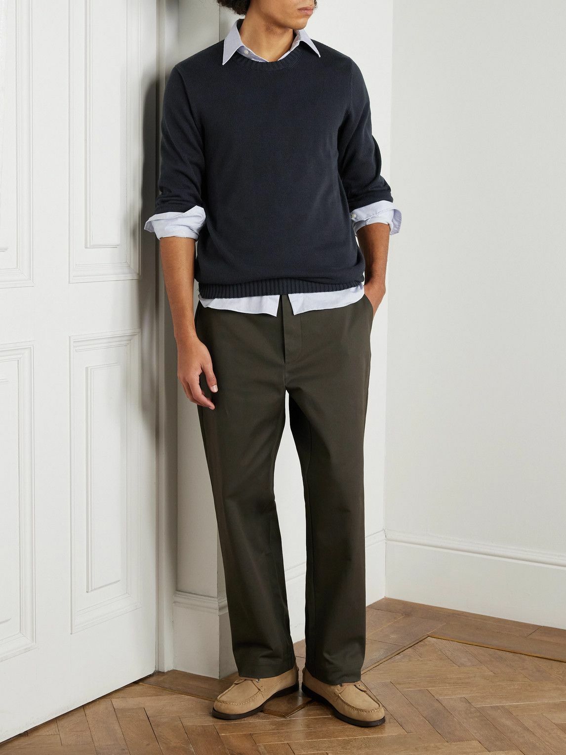 Ghiaia Cashmere - Cotton Sweater - Blue