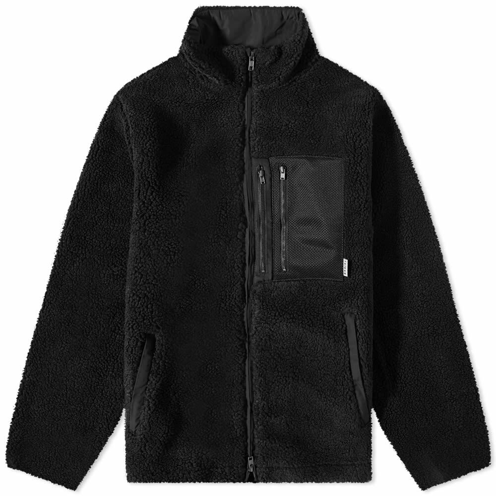 Taikan Men's Sherpa Fleece Jacket in Black Taikan