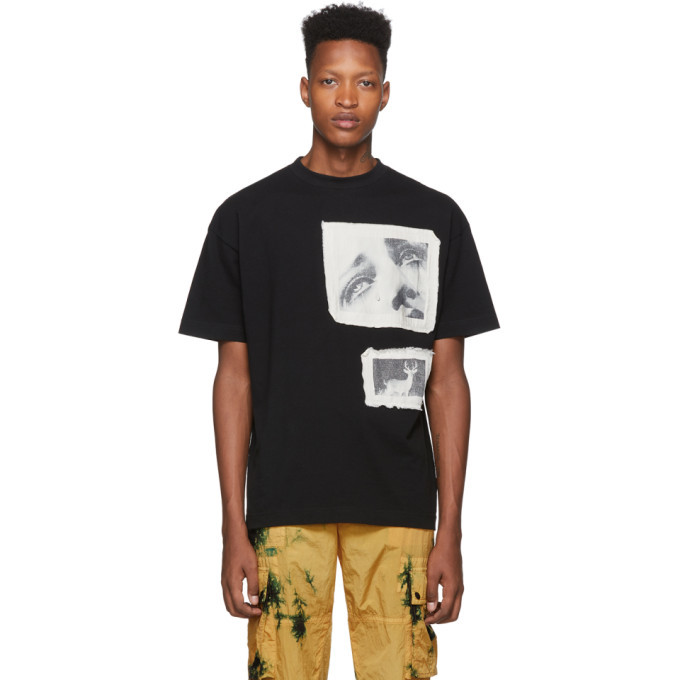 Photo: Palm Angels Black Jersey Tag T-Shirt