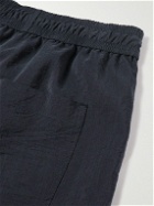 SSAM - Straight-Leg Silk-Blend Shorts - Blue