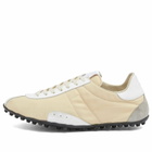 Maison Margiela Women's Sprinter Low Top Sneaker in Yellow Pale/White/Antique White