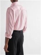TOM FORD - Button-Down Collar Lyocell and Cupro-Blend Shirt - Pink