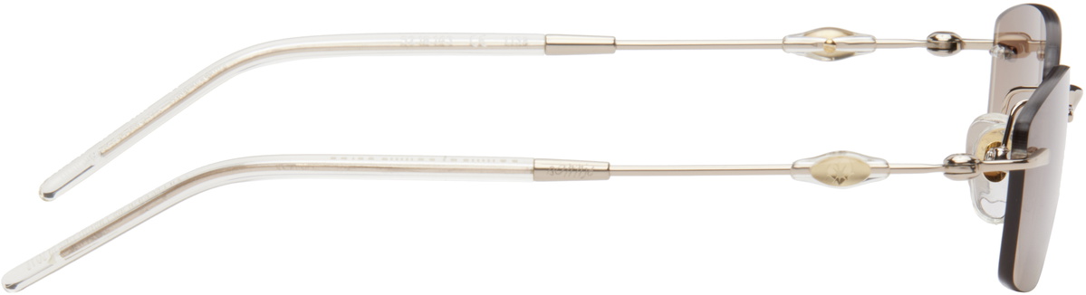 BONNIE CLYDE Gold Metal Lisp Sunglasses