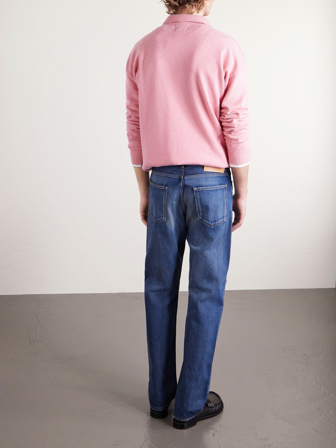 JW Anderson - Straight-Leg Distressed Patchwork Jeans - Blue