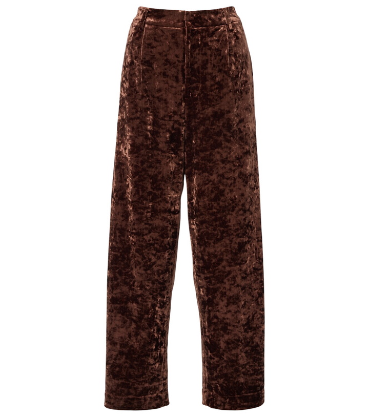 Photo: Xu Zhi Velvet straight pants
