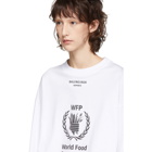 Balenciaga White World Food Programme Long Sleeve T-Shirt