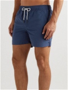OAS - Straight-Leg Short-Length Swim Shorts - Blue