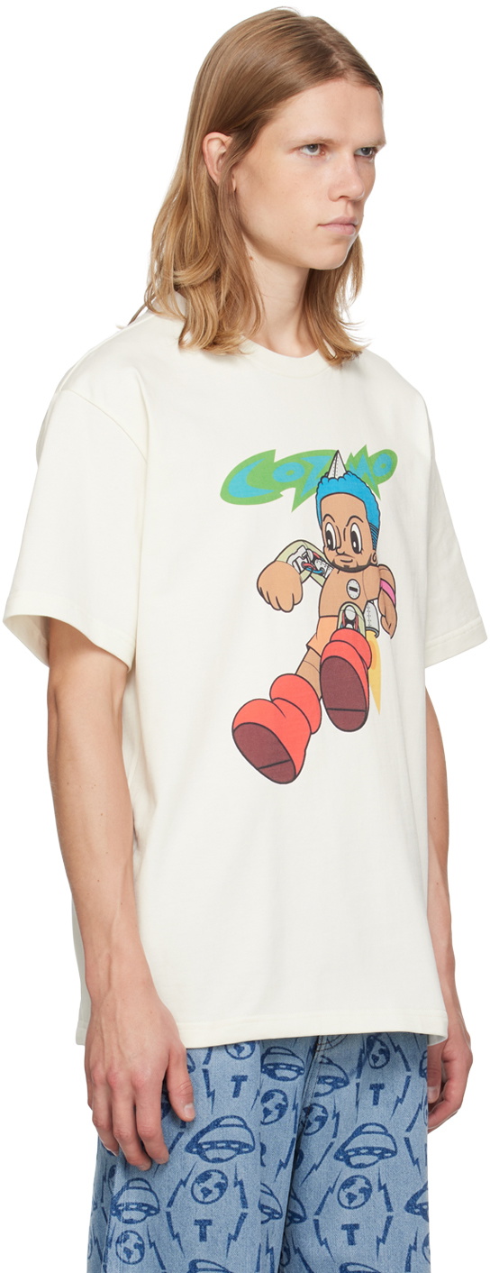 Members of the Rage White 'Cozmo' T-Shirt