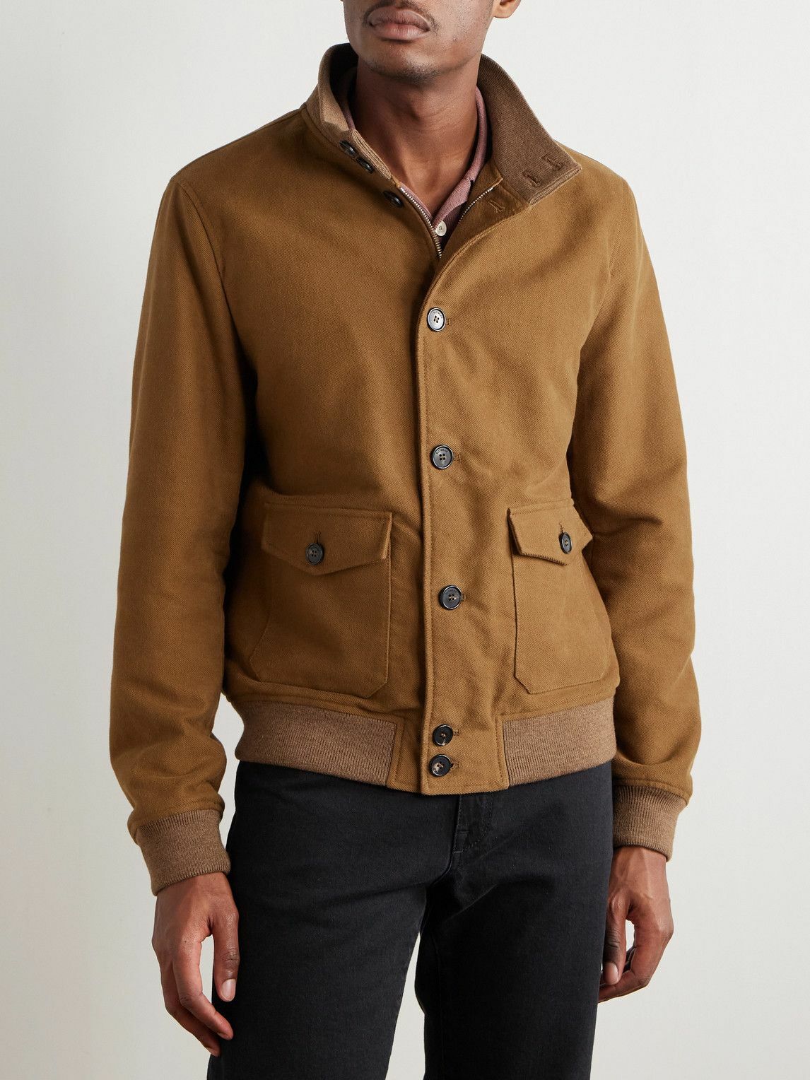 Incotex - Montedoro Cotton-Twill Jacket - Brown