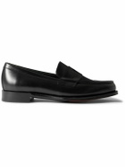 Drake's - Charles Leather Penny Loafers - Black