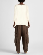 Manila Grace Womens Top Ivory