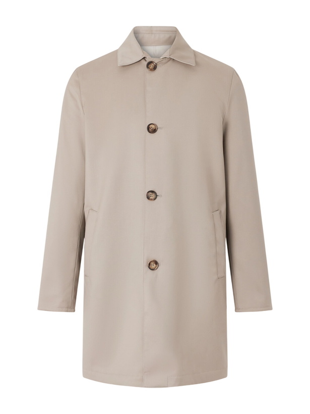 Photo: Thom Sweeney - Reversible Wool-Twill Coat - Neutrals