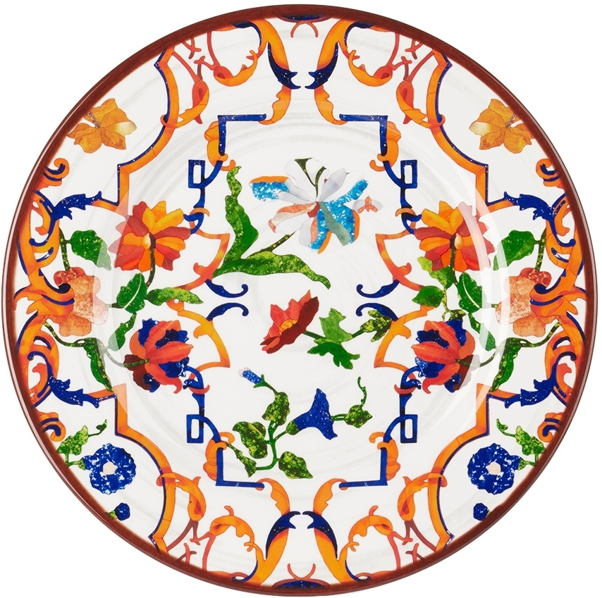 Mario Luca Giusti White Pancale Medium Dinner Plate Set, 6 pcs