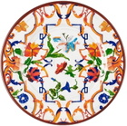 Mario Luca Giusti White Pancale Medium Dinner Plate Set, 6 pcs