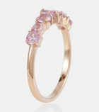Ileana Makri Rivulet 18kt rose gold ring with sapphires