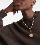FoundRae Lovestruck Commitment 18kt gold pendant necklace with diamonds