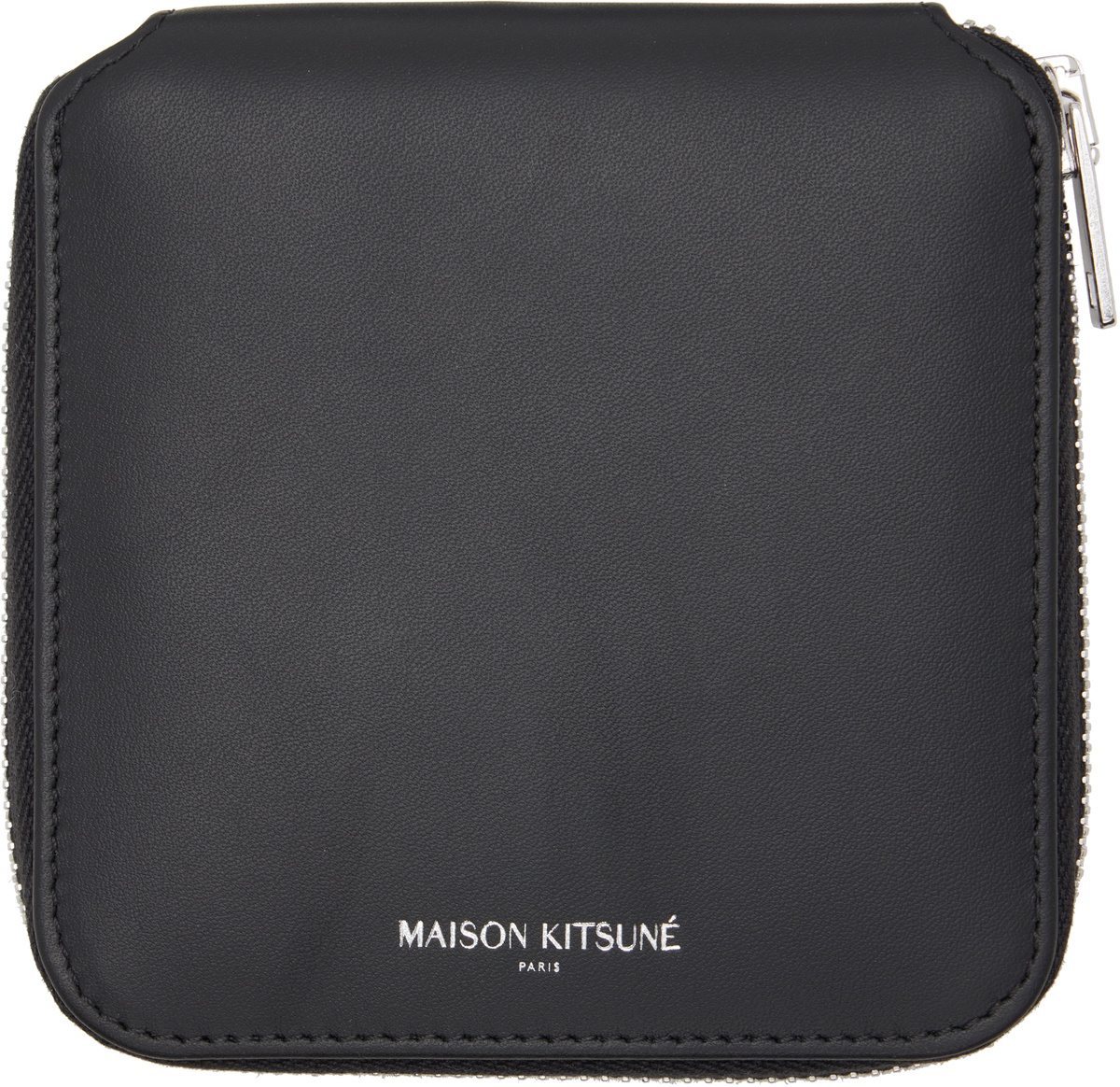 Maison Kitsuné Black 'Maison Kitsuné Paris' Wallet