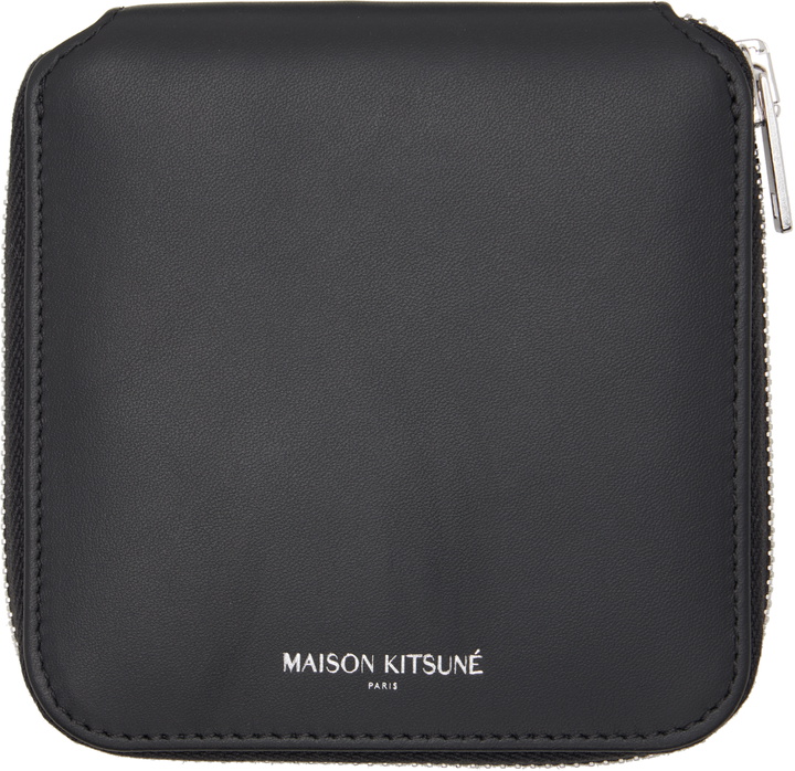 Photo: Maison Kitsuné Black 'Maison Kitsuné Paris' Wallet