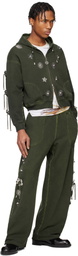 Chopova Lowena Green Dallas Sweatpants