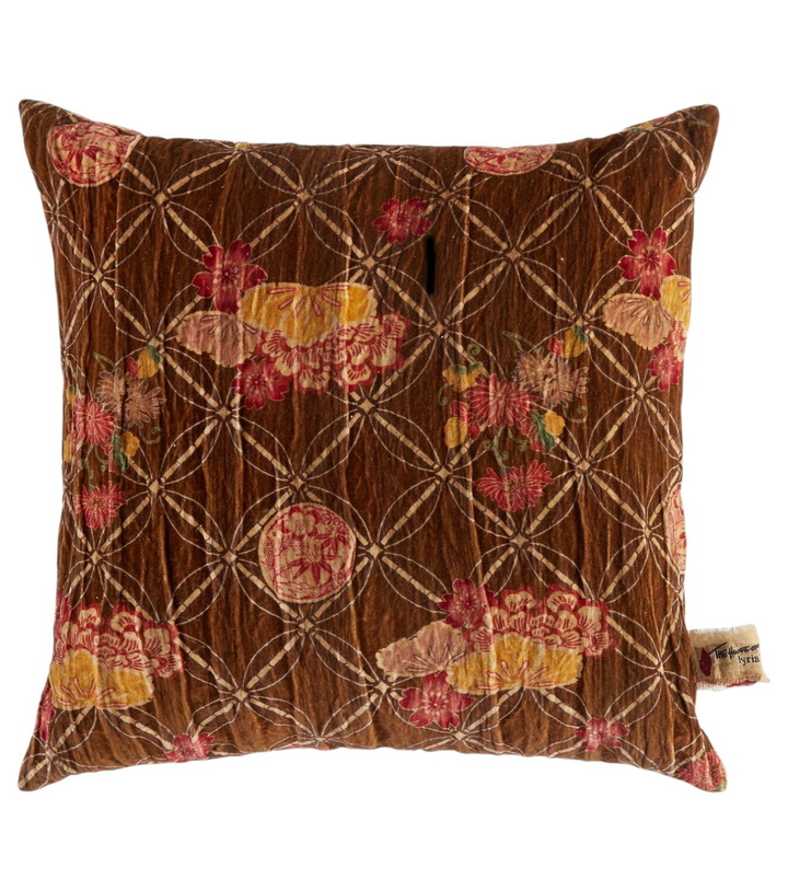 Photo: The House of Lyria Sainfoin floral cotton cushion