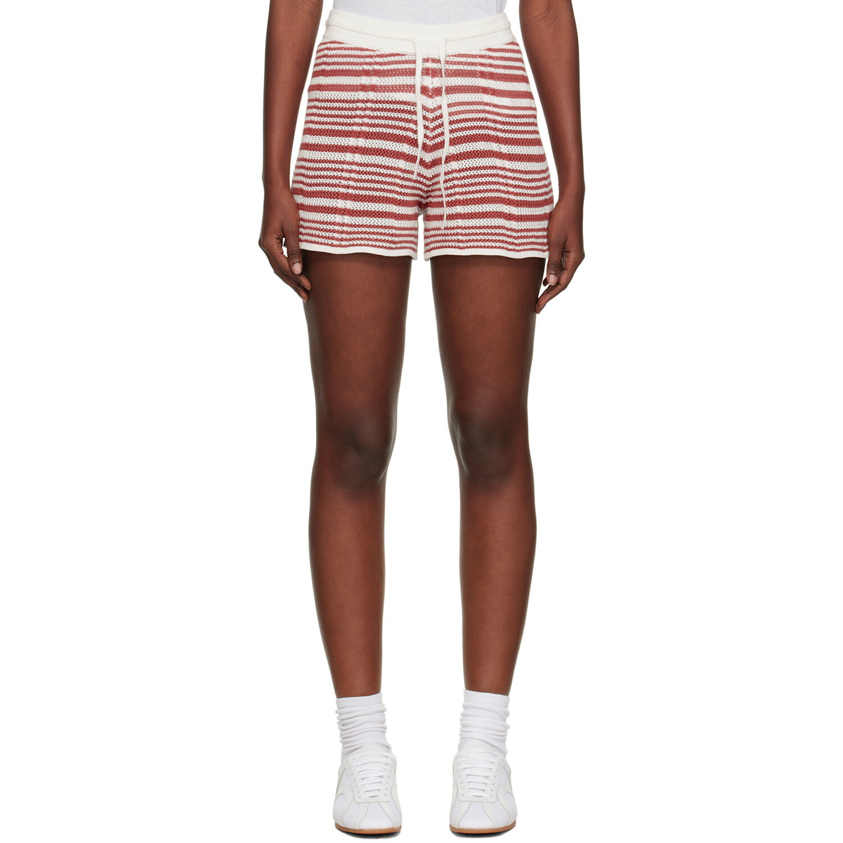 Holzweiler White Kelp Striped Shorts