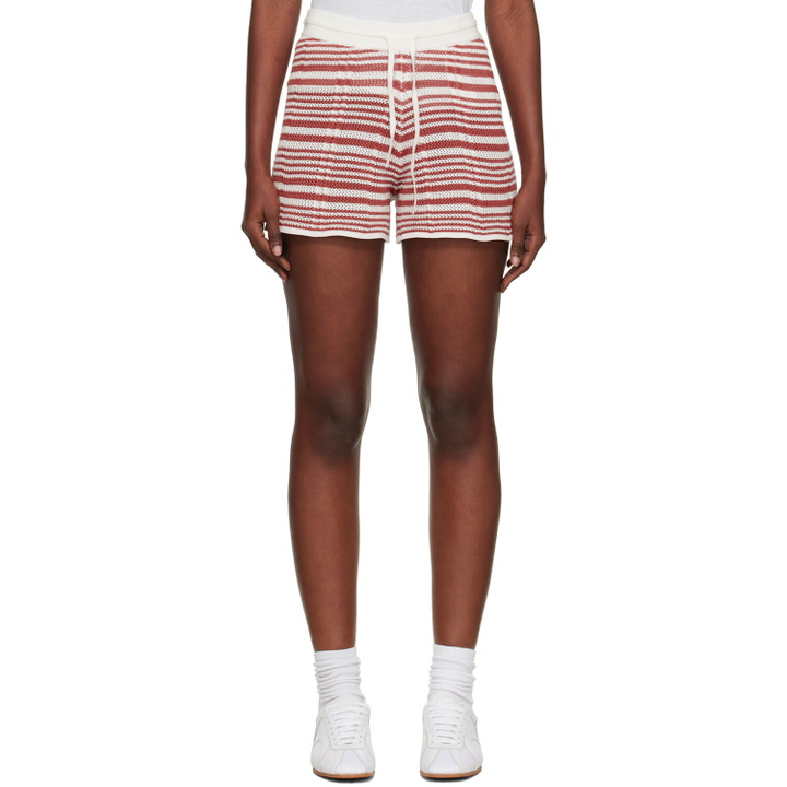 Photo: Holzweiler White Kelp Striped Shorts