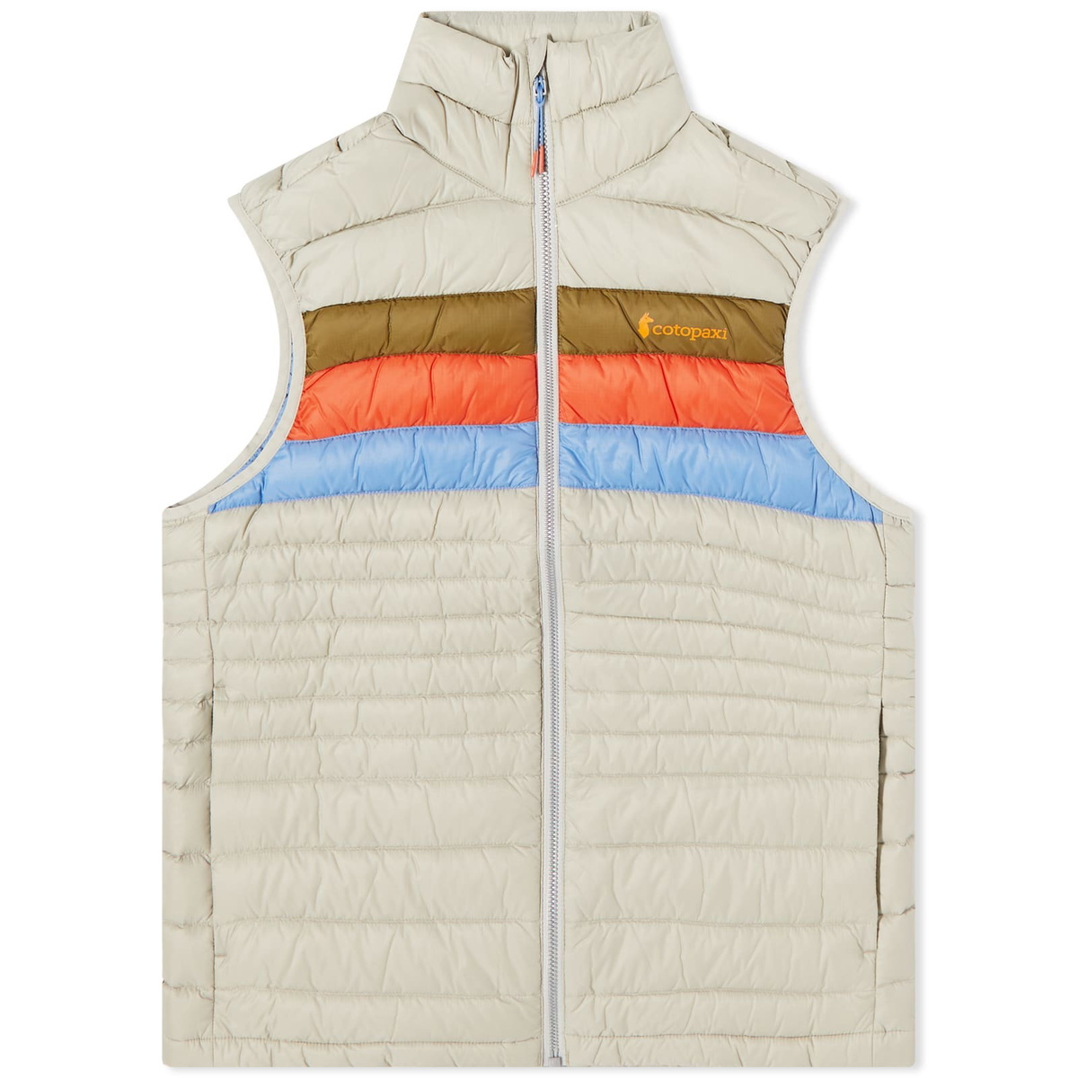 Cotopaxi Women's Fuego Down Vest in Pebble Stripes Cotopaxi