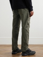 C.P. Company - Straight-Leg Logo-Appliquéd Cotton Cargo Trousers - Green