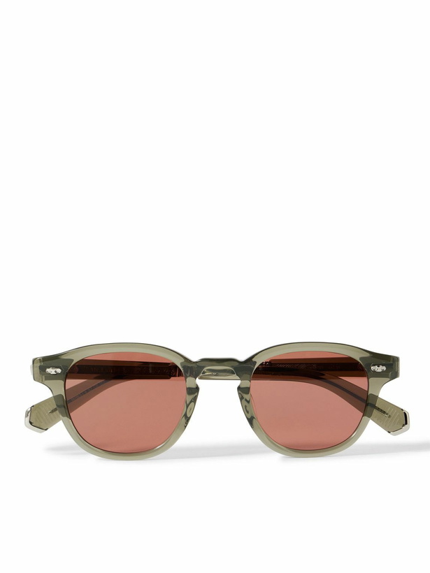 Photo: Mr Leight - James S Round-Frame Acetate and Titanium Sunglasses