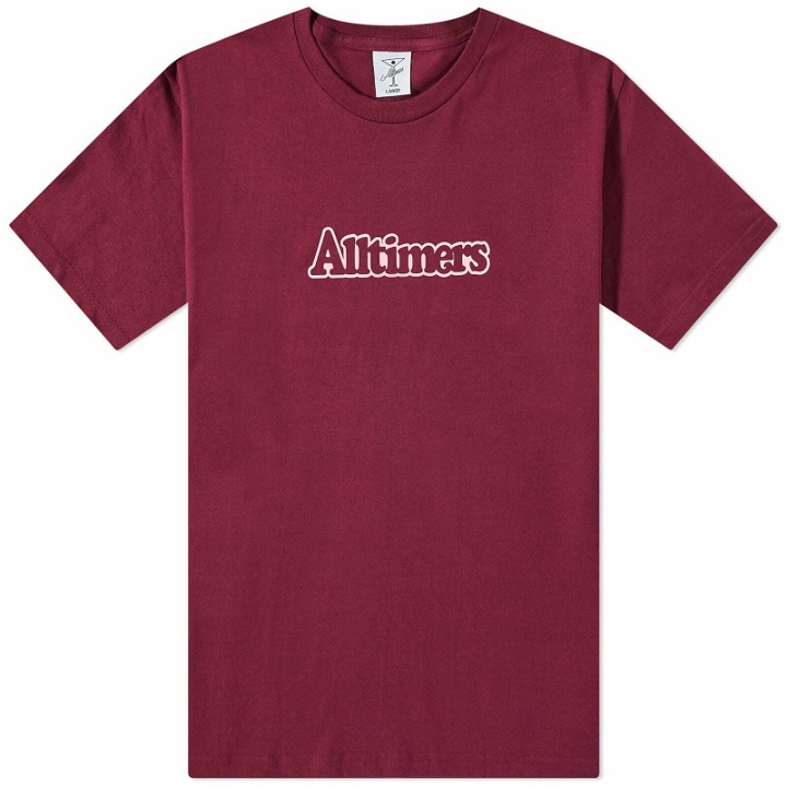 Photo: Alltimers Men's Broadway T-Shirt in Maroon