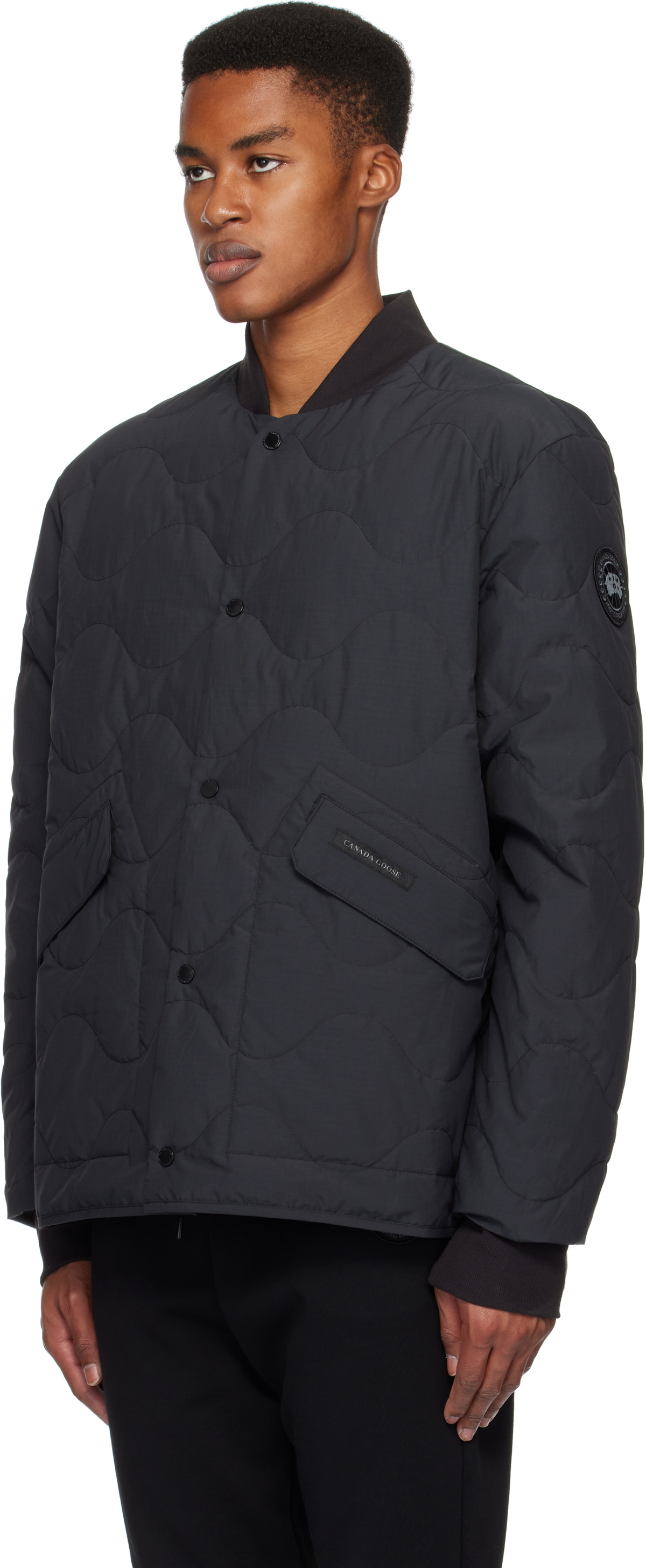 Canada Goose Black Boswell Reversible Down Jacket Canada Goose